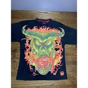 Vintage Y2K Mecca Shirt Mens‎ XLarge Short Sleeve Graphic Hip Hop Skater Tee